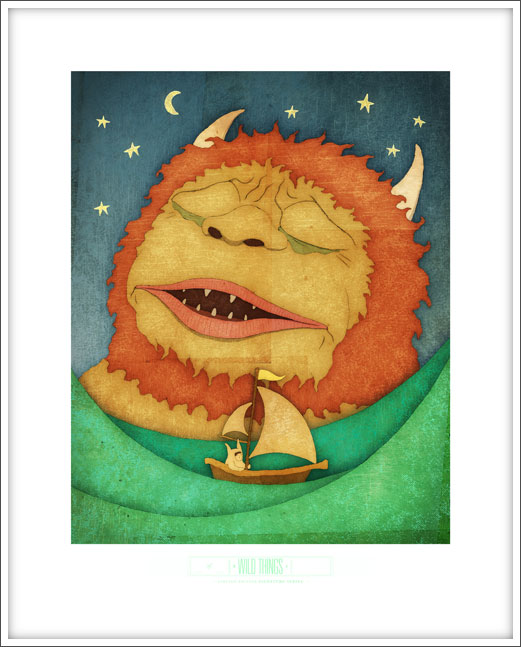 where the wild things are art © RAWTOASTDESIGN